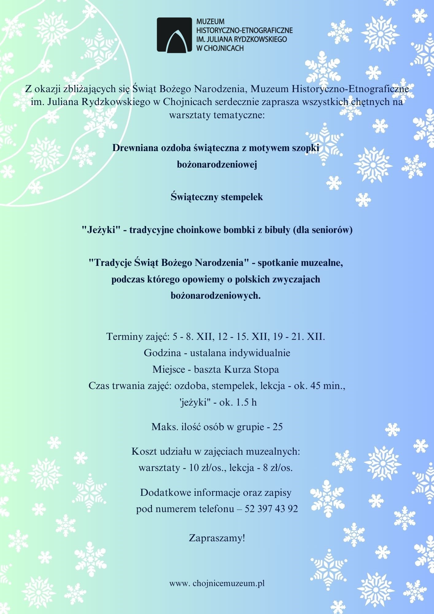Christmas workshop 2023