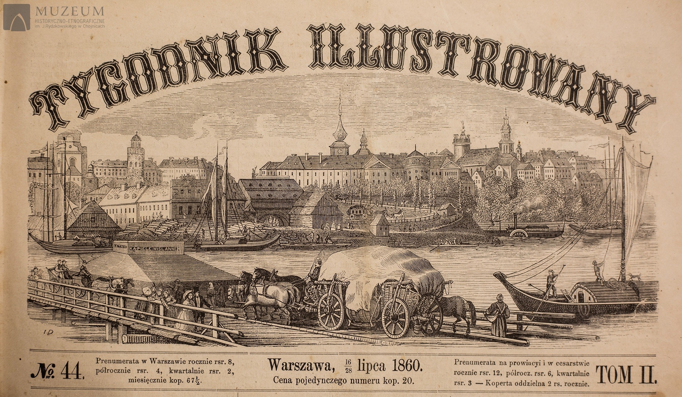 „Tygodnik Illustrowany” – czasopismo z XIX wieku z drzeworytami